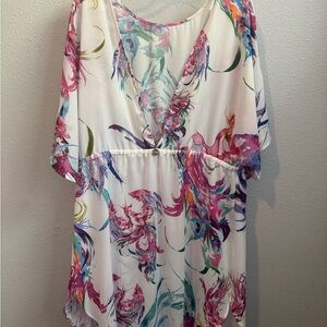 Roberto Cavalli Sheer Swim Coverup Sz Large